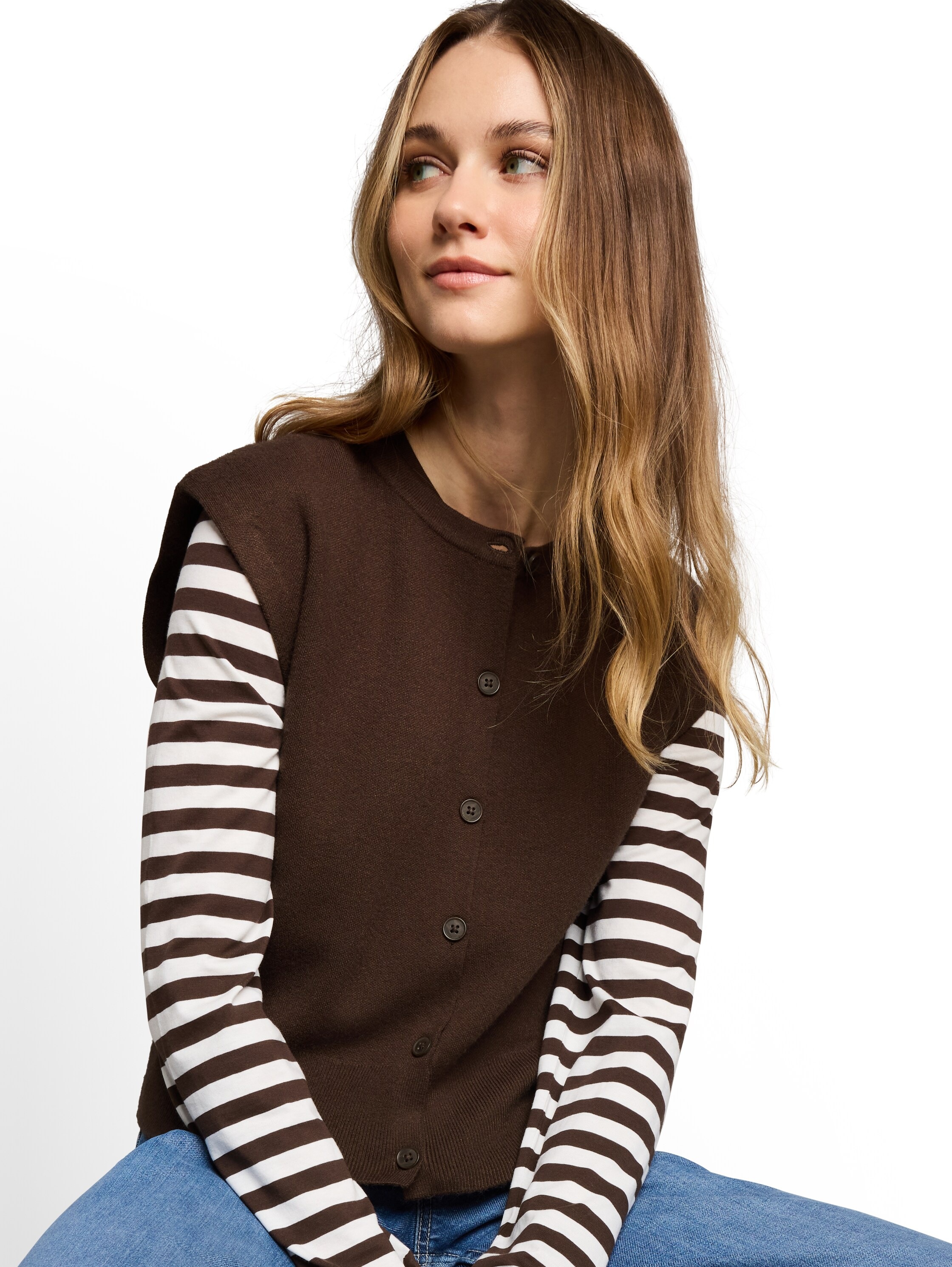 TOM TAILOR Denim Cardigan mit Knopfleiste