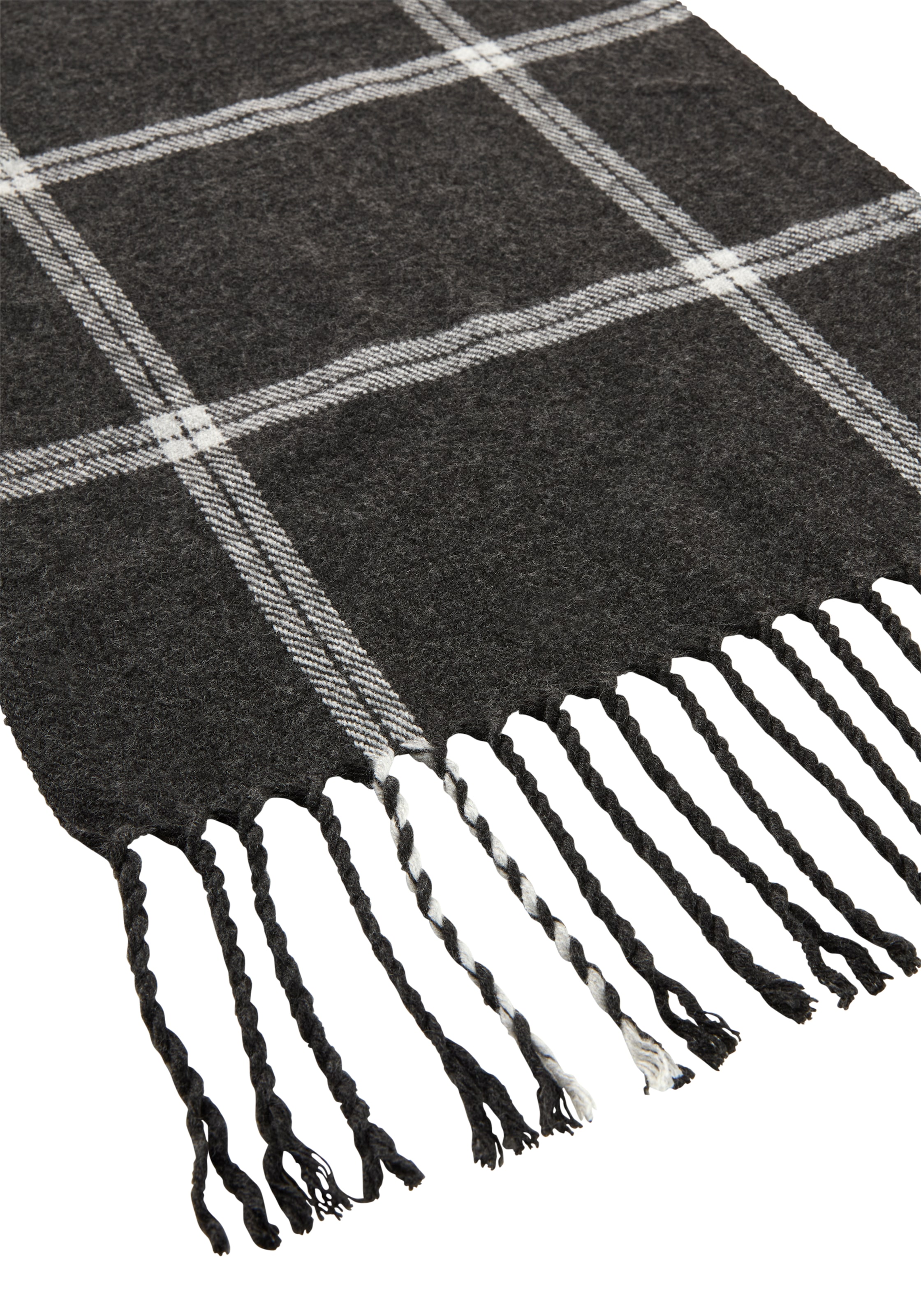 Man's World Schal mit dezent-auffälligem Karomuster - NEW