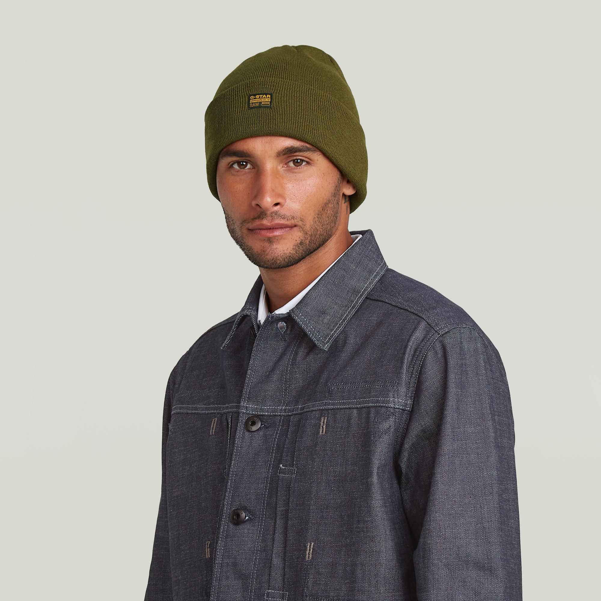 G-STAR Beanie »Effo Long Beanie« mit Aufnäher vorn