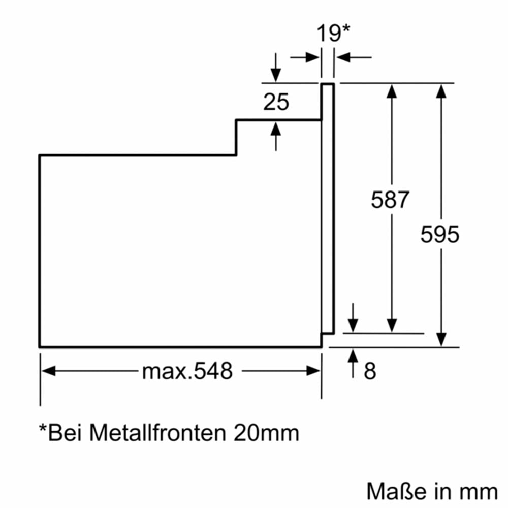 SIEMENS Backofen iQ100 »HB013FBB1« 3D-Heißluft für gleichmäßige Hitzeverteilung & perfekte Ergebnisse