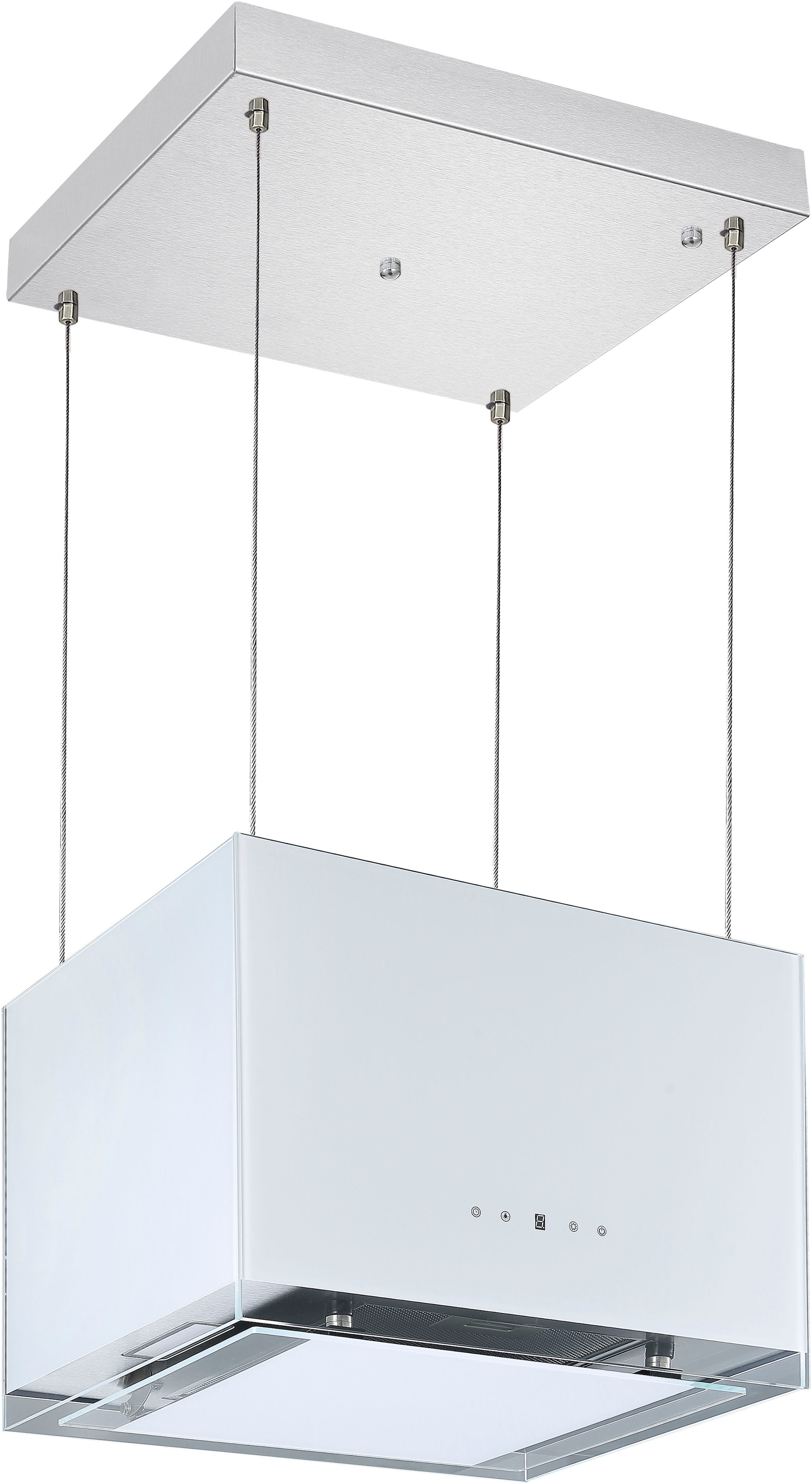 RESPEKTA, Inselhaube »CH 11050 IW« Serie Centa, weiß, Nur Umluftbetrieb möglich