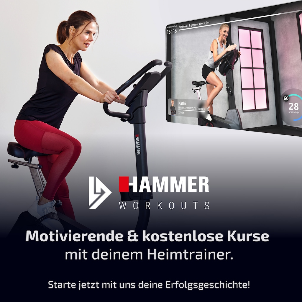 Hammer Sitz-Ergometer »CARDIO 5.0«, Heimtrainer Fahrrad