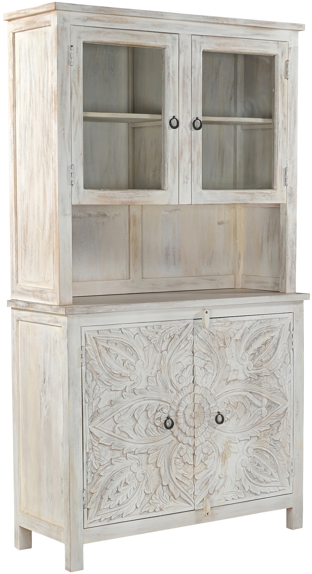 OTTO home Buffet »Prem« mit dekorative Fräsungen, handgefertigt, Unika-Möbel, Breite 107 cm