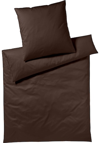 Yes for Bed Bettwäsche »Pure & Simple Uni«, (2 tlg.), aus hochwertigem Mako-Satin kaufen