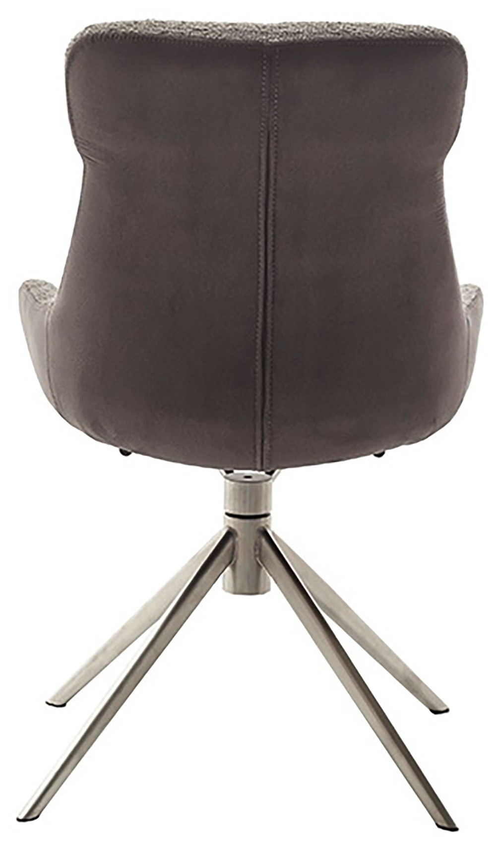 MCA furniture Esszimmerstuhl, Feingewebe, (2er-Set), drehbar 360°, Dreh- & Schwingfunktion, Sitzhöhe ca. 50 cm