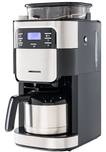 Medion® Kaffeemaschine mit Mahlwerk »MD 19777«, Papierfilter, 1x4, 8 Mahlgradstufen kaufen