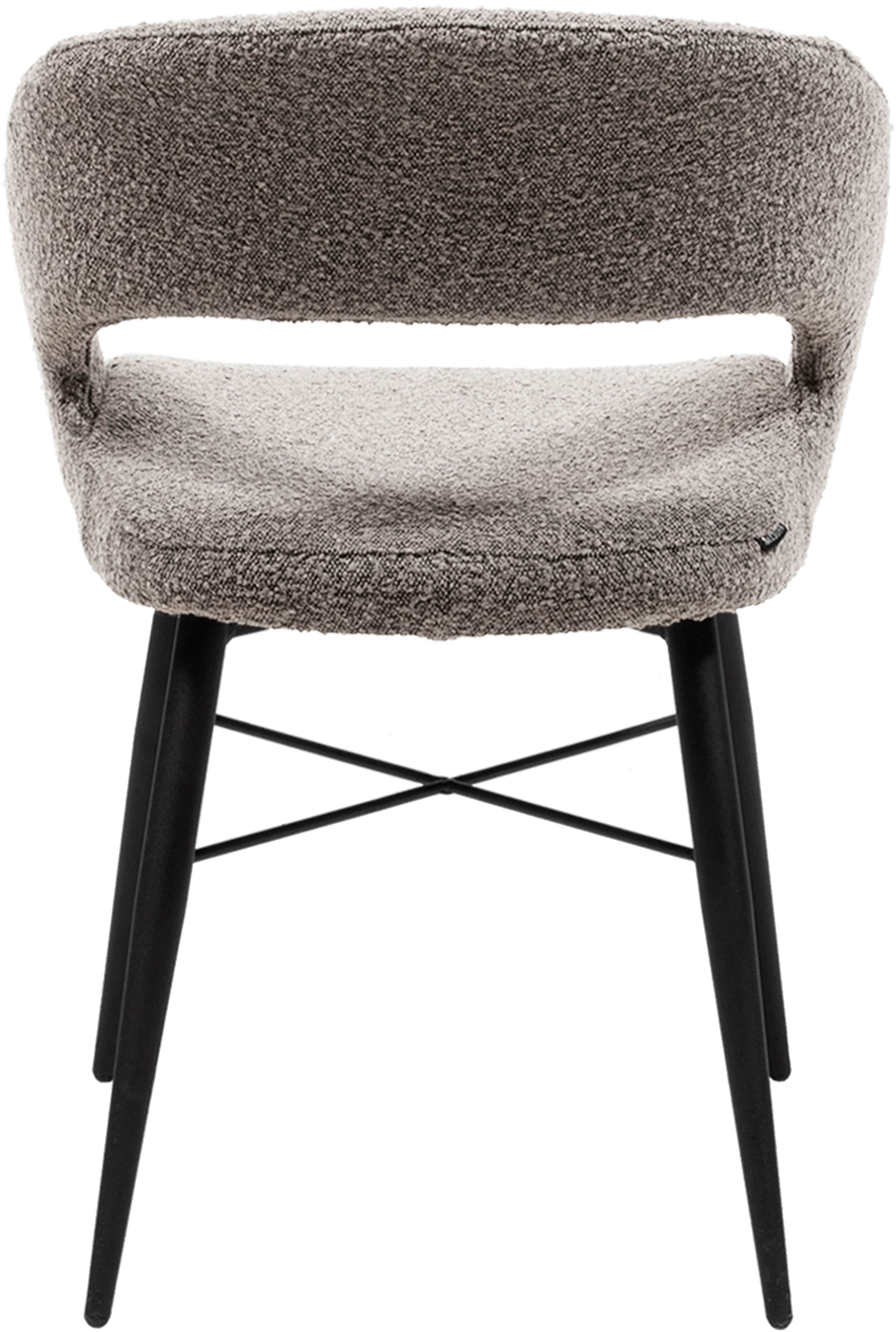 OMG Design Esszimmerstuhl »Marley« (Set) 1 Stk.mit modernem Cut-Out, Bouclé Bezug