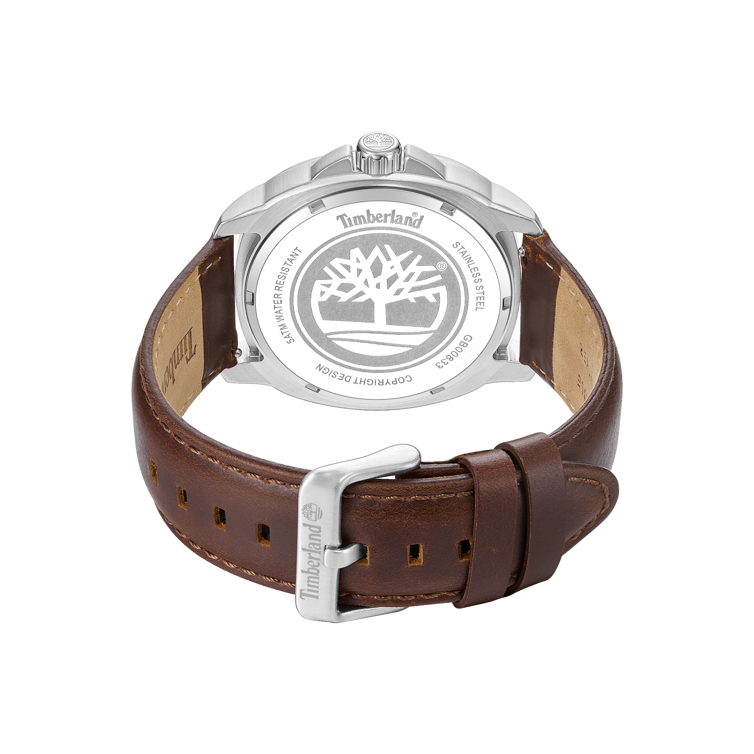 Timberland Quarzuhr »Greenough« Armbanduhr, Herrenuhr, Lederarmband, analog, Tag