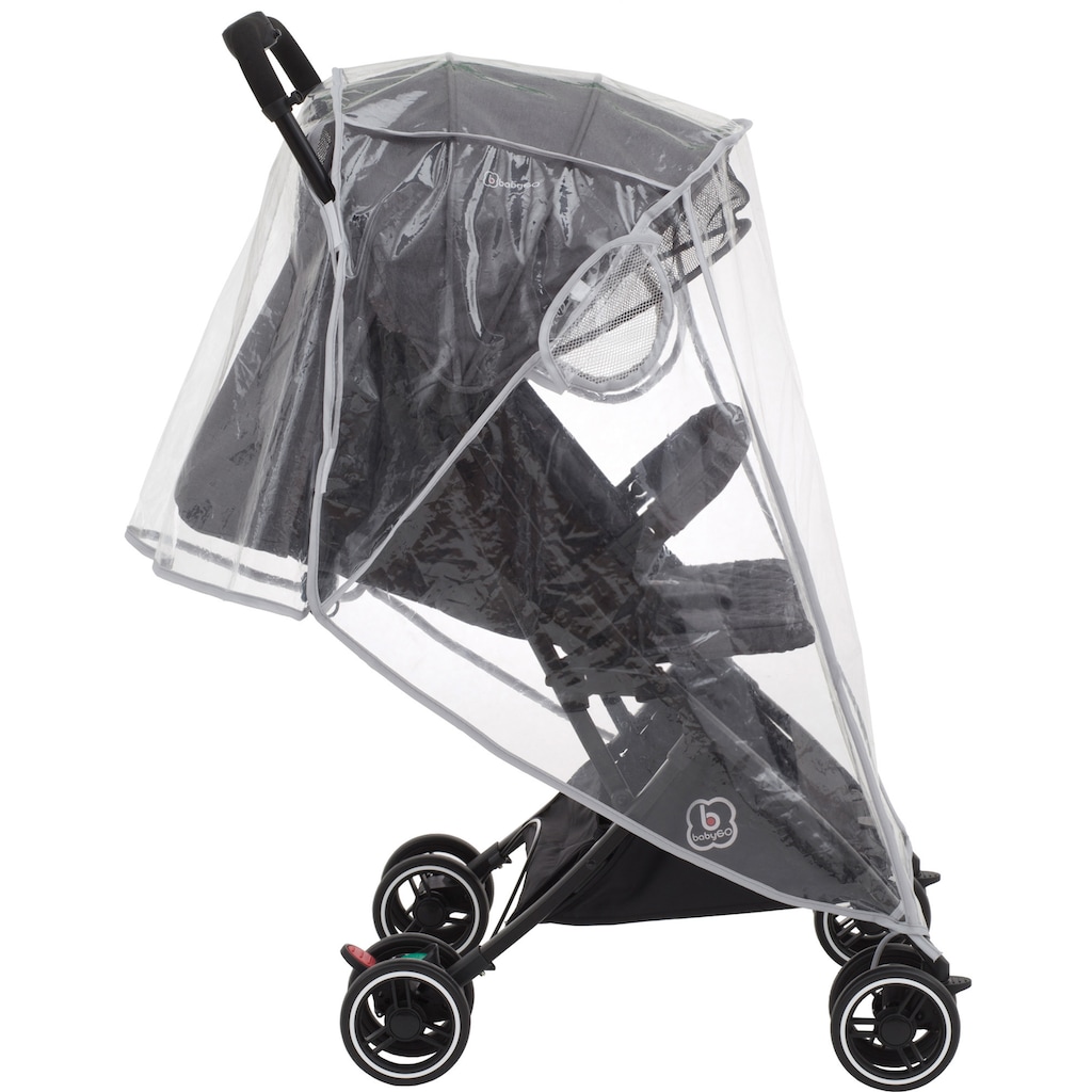 BabyGo Kinderwagen-Regenschutzhülle »Regenschutz« für Kinderwagen; durchsichtig mit seitlichen Belüftungsöffnungen