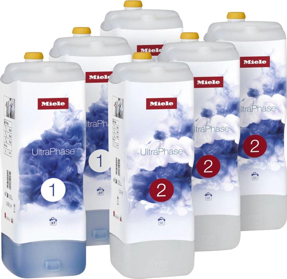 Miele Feinwaschmittel »Set 6x Miele UltraPhase« bestehend aus UltraPhase 1 und 2 – Halbjahresvorrat