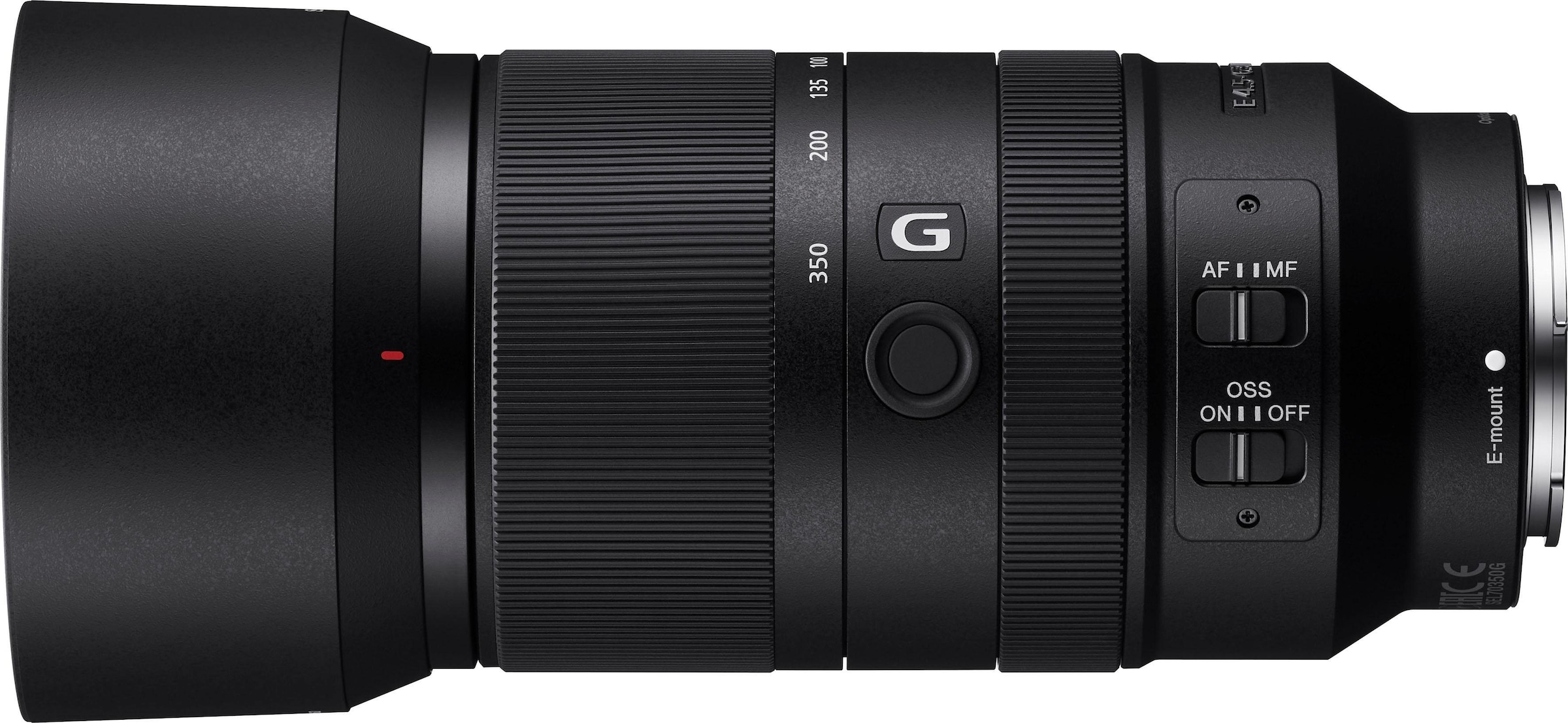 Sony Objektiv »SEL-70350G E-Mount Super-Telezoom«, E 70-350mm F4.5-6.3 G,  OSS, APS-C ➥ 3 Jahre XXL Garantie | UNIVERSAL