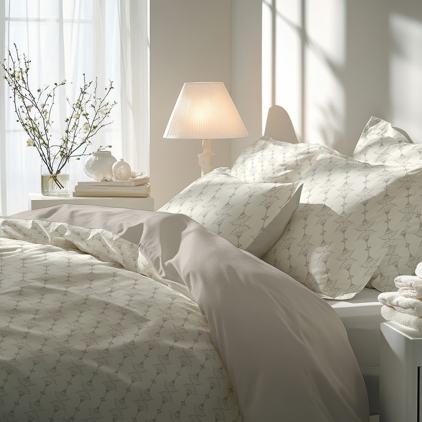 Florella Wendebettwäsche »Sante, Edel Satin, 100 % Baumwolle« 2 Stk. tlg.