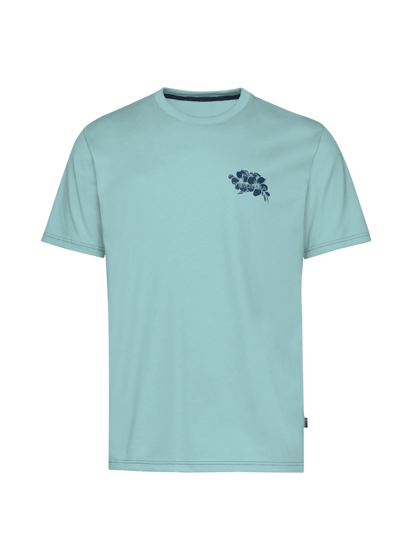 Trigema T-Shirt »TRIGEMA T-Shirt mit großem Backprint«, (1 tlg.)
