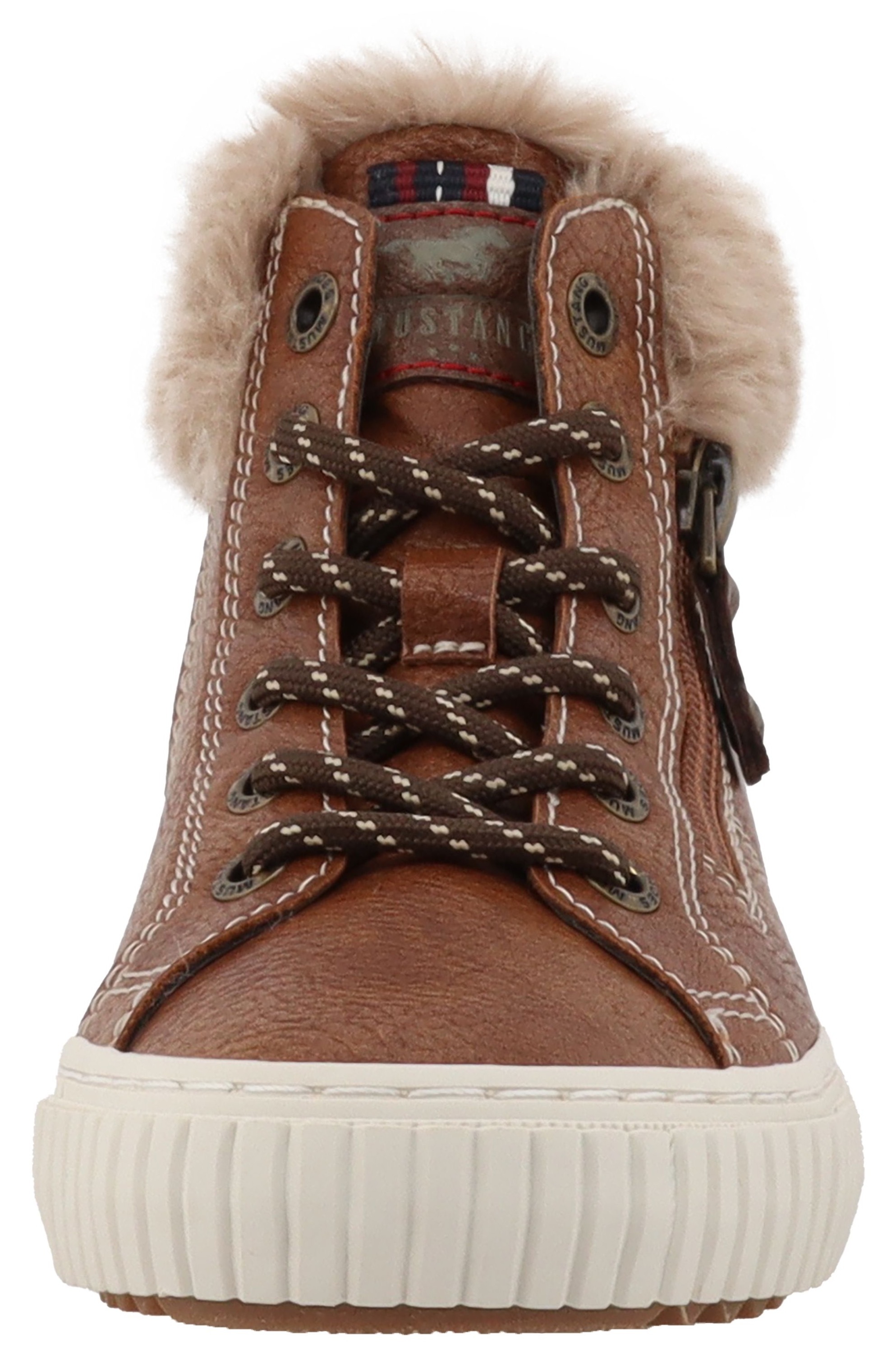 Mustang Shoes Winterboots »Ezio«  High Top Sneaker, Schnürboots mit Reißverschluss