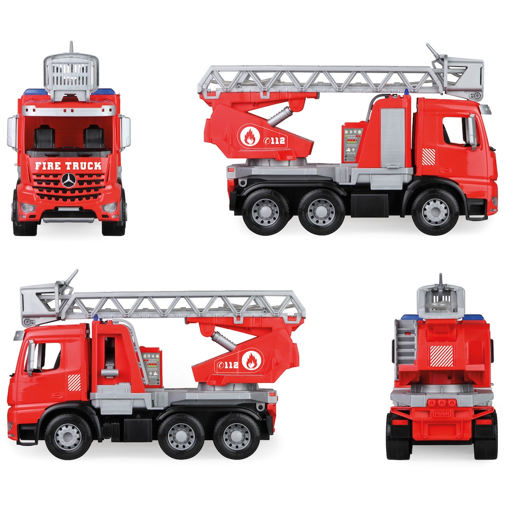 Lena® Spielzeug-Feuerwehr »Worxx, Leiterfeuerwehr Mercedes Arocs«, Made in Europe