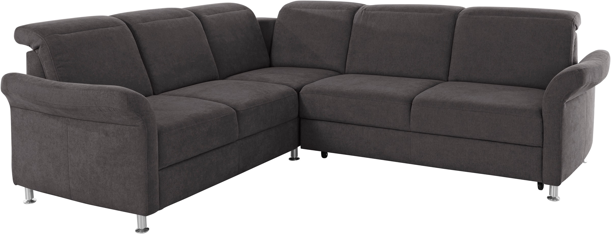 sit&more Ecksofa »Darwin L-Form« inklusive Federkern, wahlweise mit Kopfteilverstellung, Bettfunktion