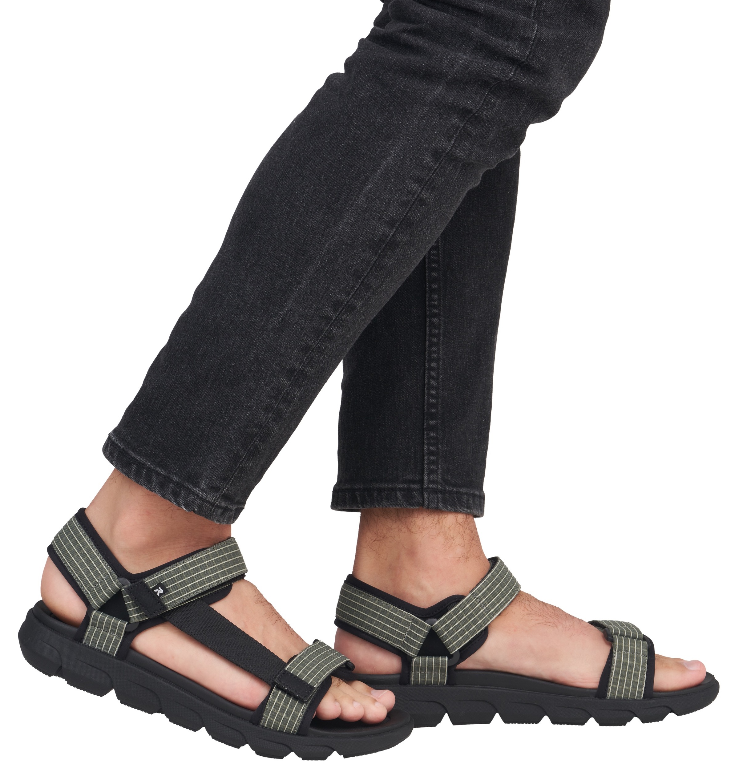 RIEKER Sport Sandale »Orlando«  Outdoorsandale, Sommerschuh, Maschinenwäsche, mit weichem Fußbett