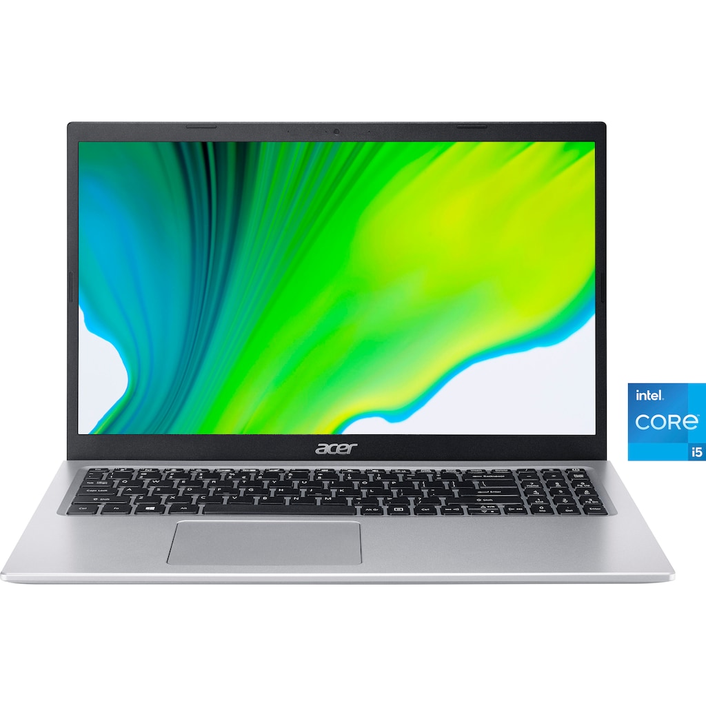 Acer Notebook »A515-56-55X9«, 39,62 cm, / 15,6 Zoll, Intel, Core i5, Iris Xe Graphics, 512 GB SSD