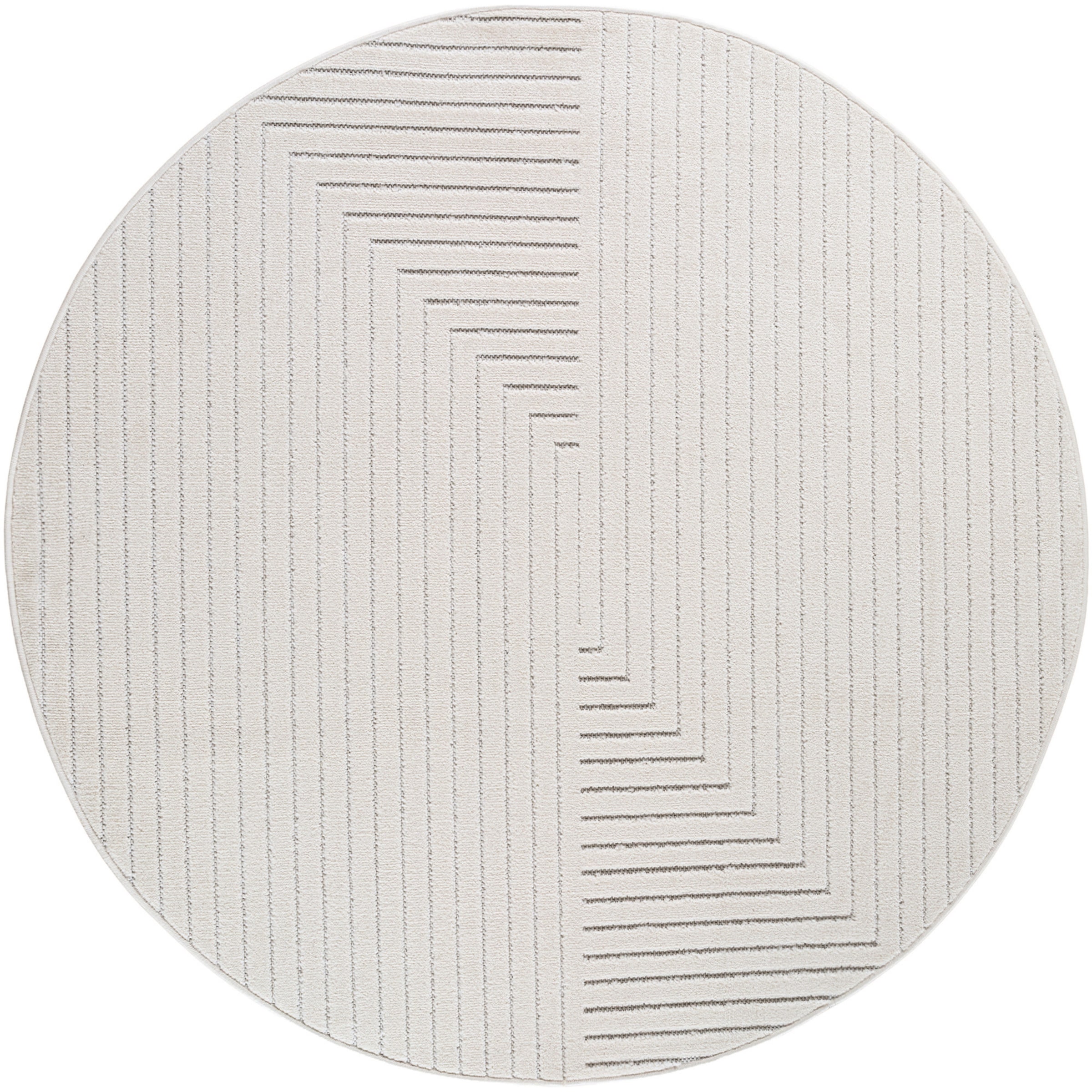 Ayyildiz Teppiche Outdoorteppich »NOVA 1202« rund 8 mm Höhe Material aus schmutzabweisendem Polypropylen, In-/Outdoor geeignet