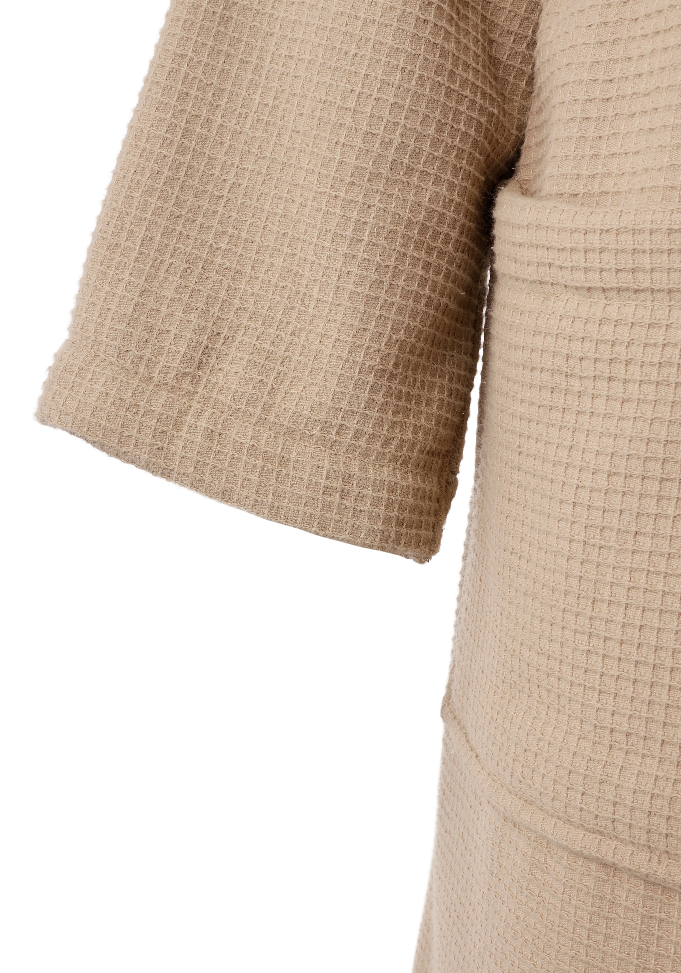 my home Unisex-Bademantel »Merida, Waffelpiqué, Premium Qualität, 500 g/m², Morgenmantel«, (1 St.), Hotelbademantel, dicke Qualität, S-2XL, auch ideal für Sauna & Spa