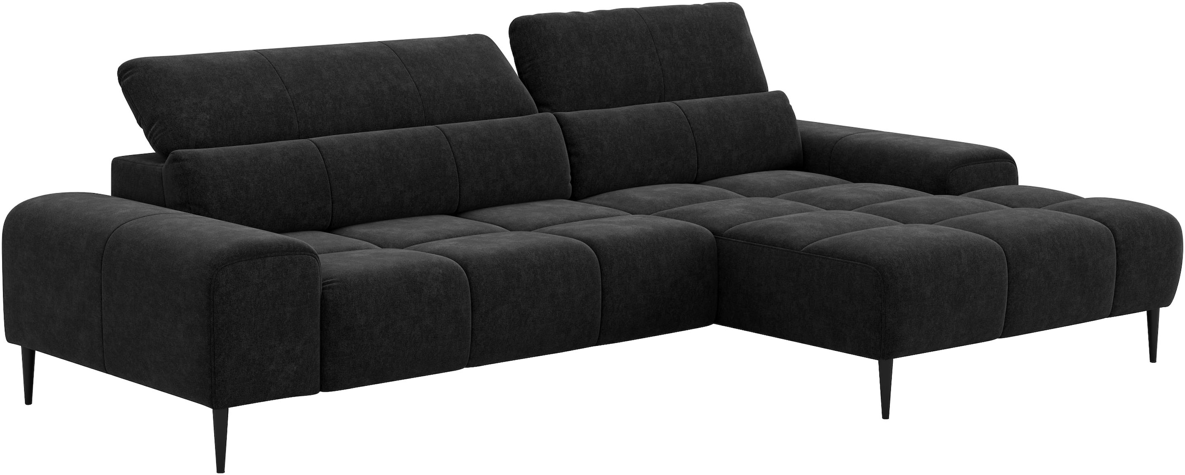 COTTA Ecksofa »Theo L-Form, B: 290 cm« mit Kopfteilverstellung, optional Sitztiefenverstellung
