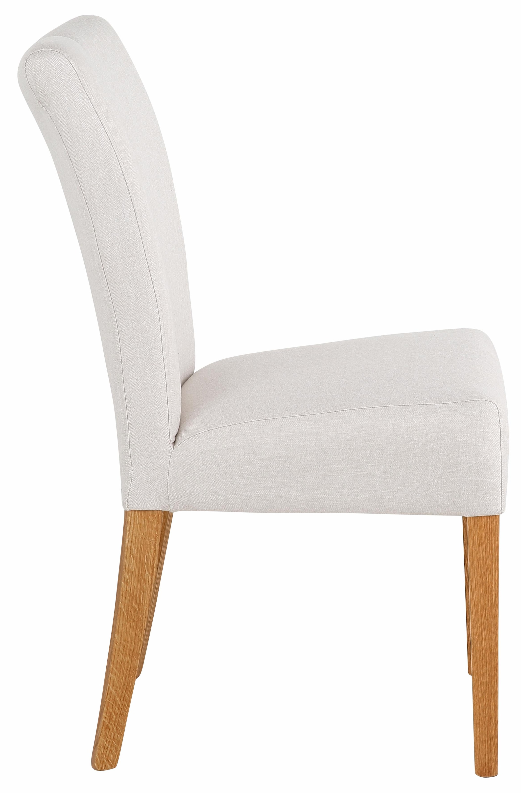 Home affaire Esszimmerstuhl »Queen Polsterstuhl BESTSELLER«, (Set), 2 St., Webstoff, verschiedene Bezüge, Gestell Massivholz