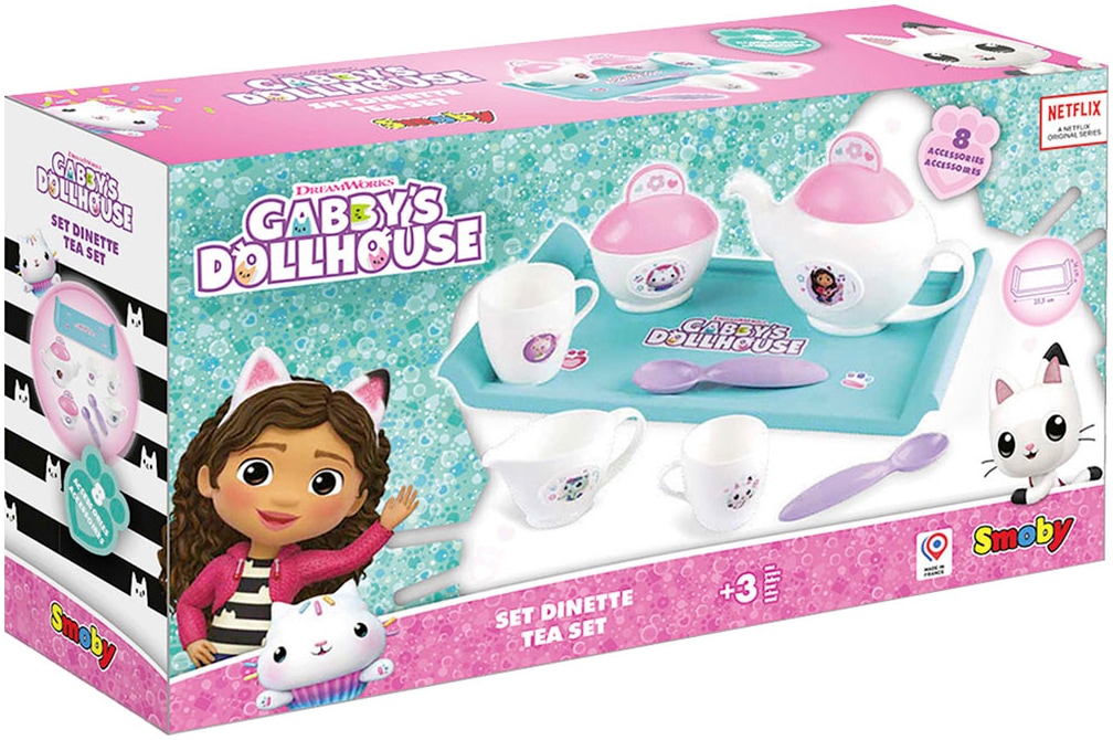 Smoby Spielgeschirr »Gabby's Dollhouse Teeservice«, (8 tlg.), Made in Europe