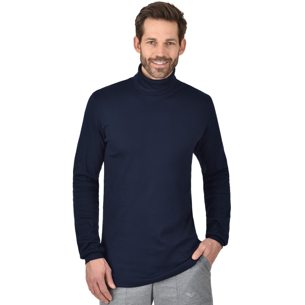 Trigema Rollkragenshirt »TRIGEMA Langarm Ski- und Sport-Rollkragenpullover«, (1 tlg.)