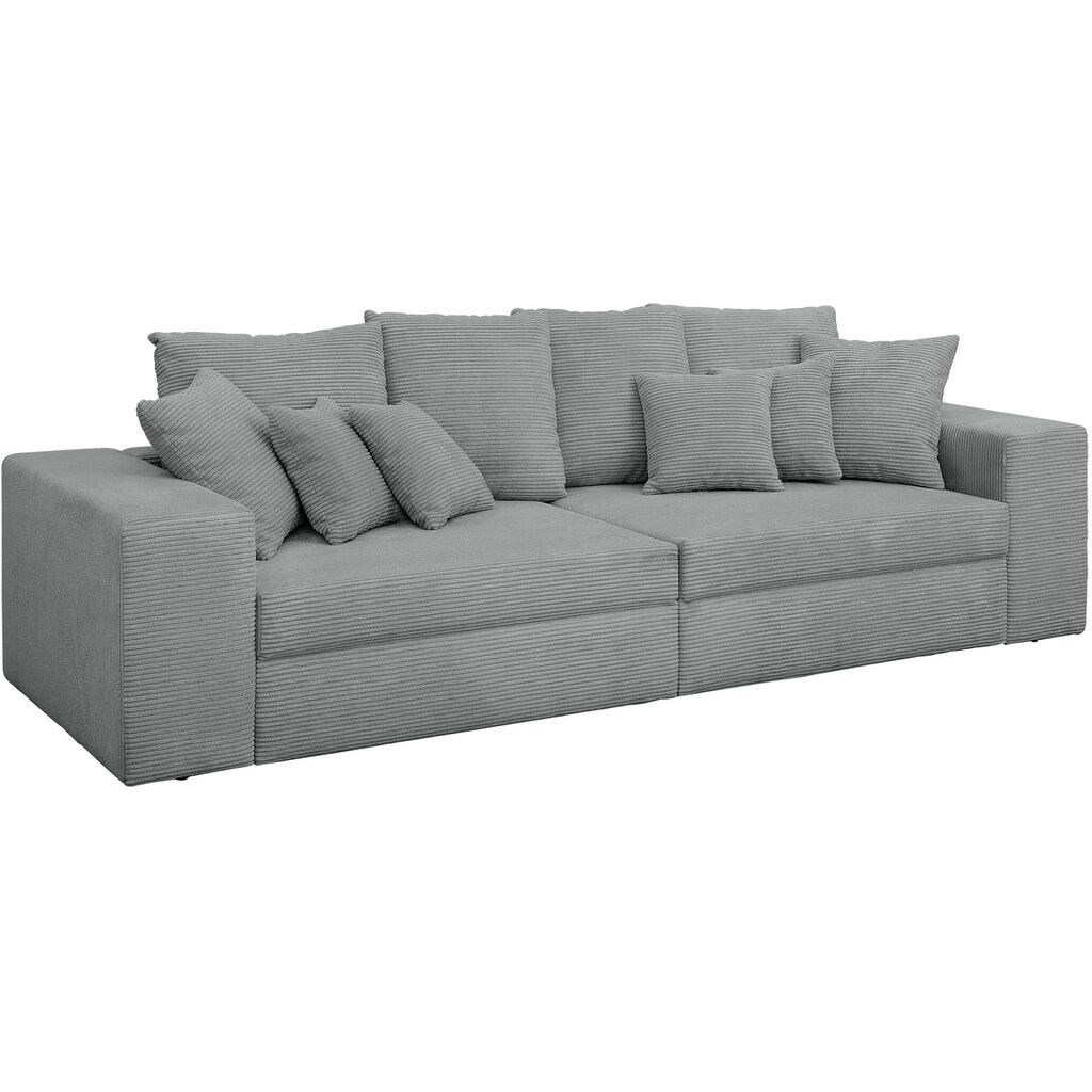 Mr. Couch Big-Sofa »Corona«, wahlweise mit Kaltschaum (140kg Belastung/Sitz) und Bettfunktion