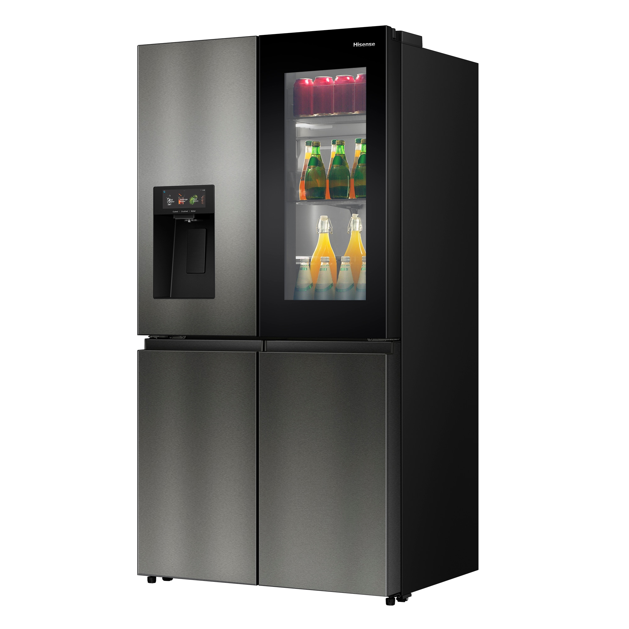 Hisense Multi Door »RQ600P7SKE« 179 cm hoch 91,4 cm breit PureViewDoor - immer sehen was im Kühlschrank ist