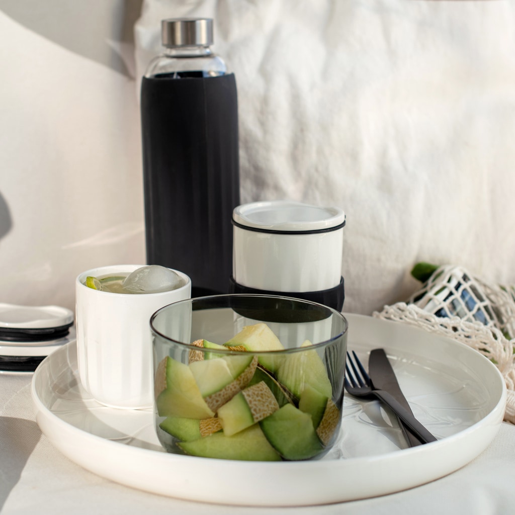 like. by Villeroy & Boch Trinkflasche »Glas-Trinkflasche To Go & To Stay 1 Liter schwarz«