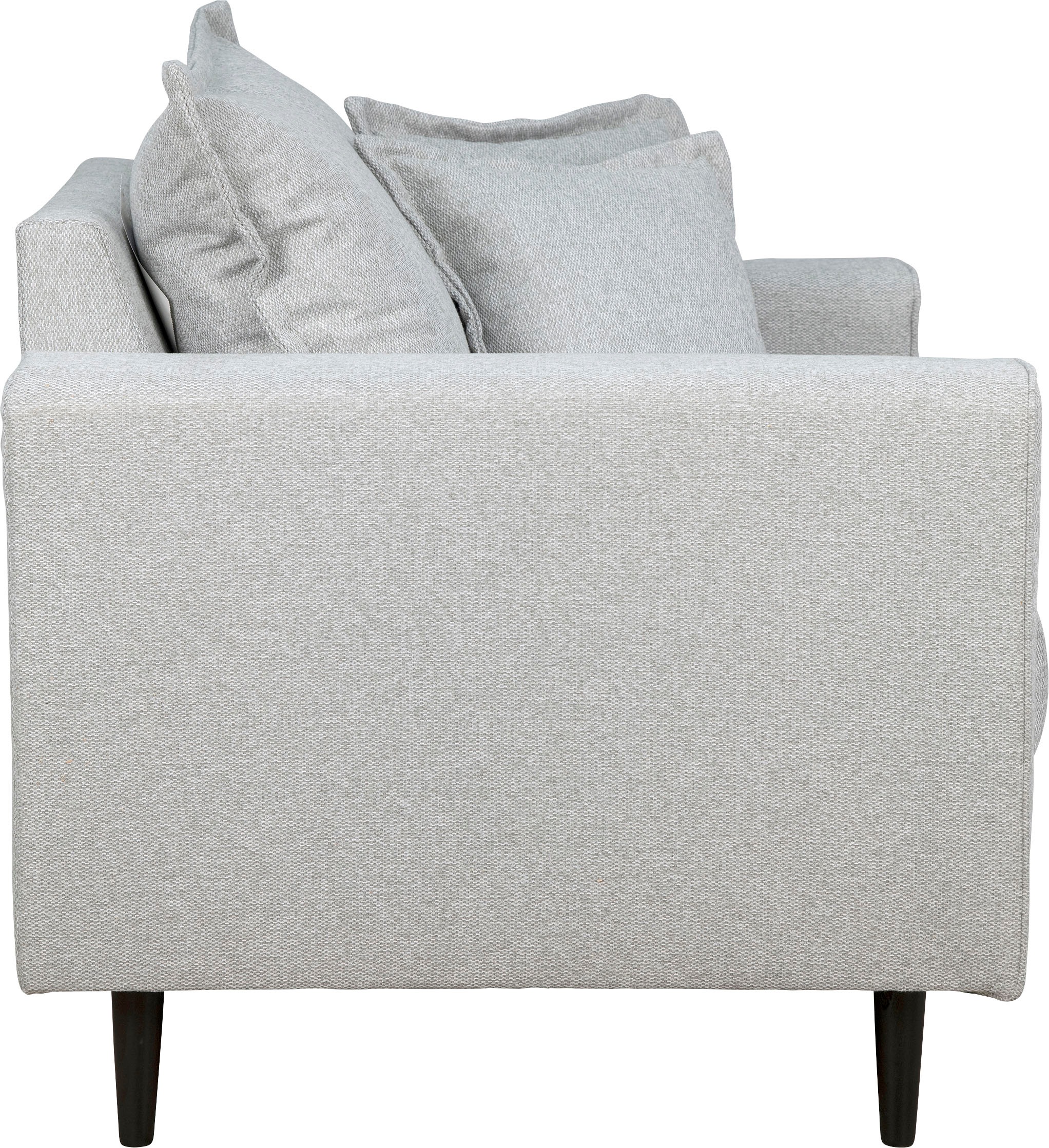 Home affaire Sessel »VEYRAS Loungesessel, Maße B/T/H: 95/84/76 cm«, mit Wellenunterfederung, incl. Kissen