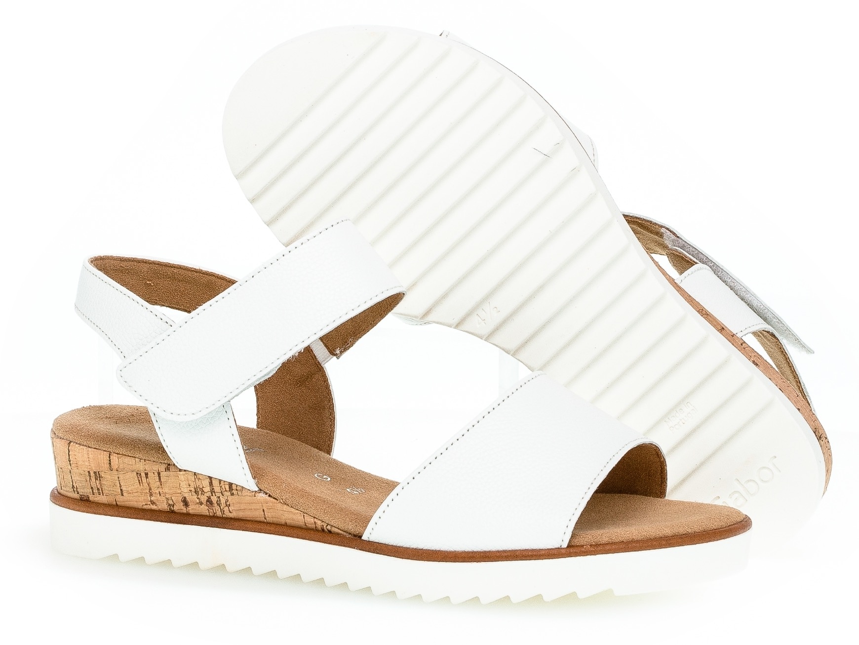 Gabor Sandalette »GENUA«, Sommerschuh, Sandale, Keilabsatz, mit Klettverschluss, Weite G