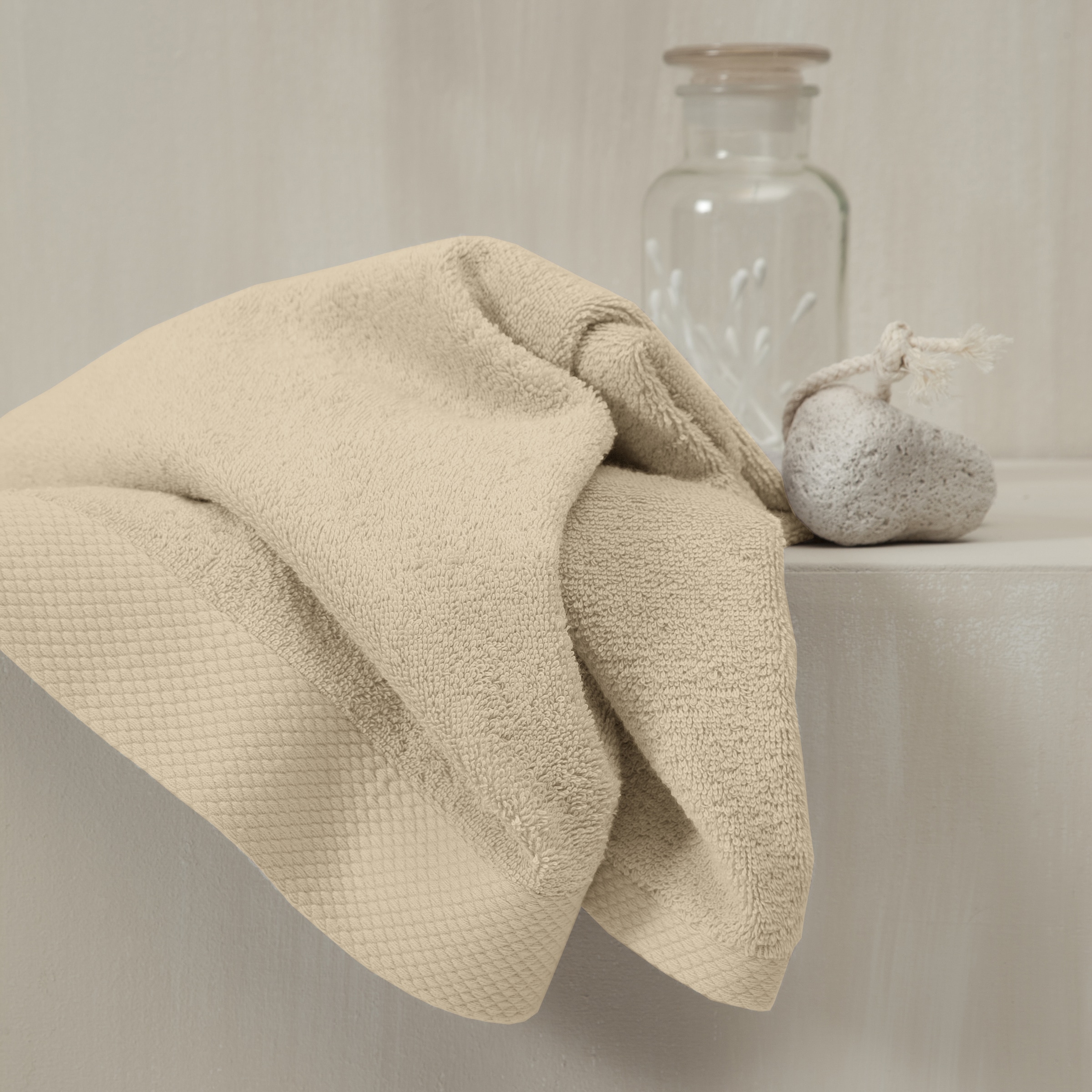 Seahorse Handtuch »Seahorse Pure«, (Set, 3 St., 3er Handtücher 60 x 110 cm), 100% superweiche Frotteebaumwolle