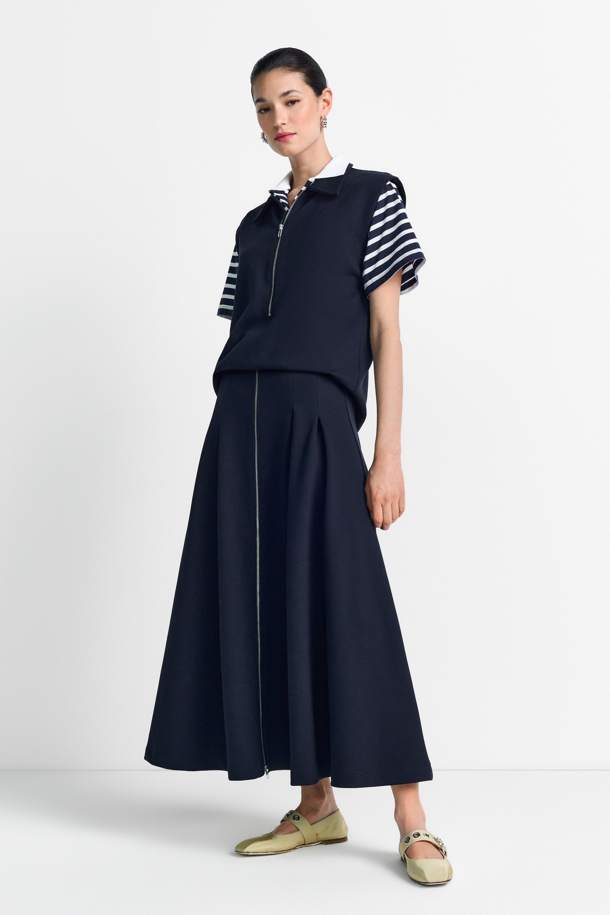 RICHROYAL Jerseyweste Jersey, mit Metallreißverschluss