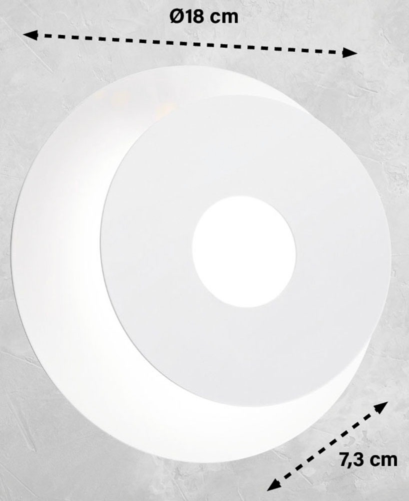 FISCHER & HONSEL Wandleuchte »Hennes«, Leuchtmittel LED-Modul | LED wechselbar, langlebige LED