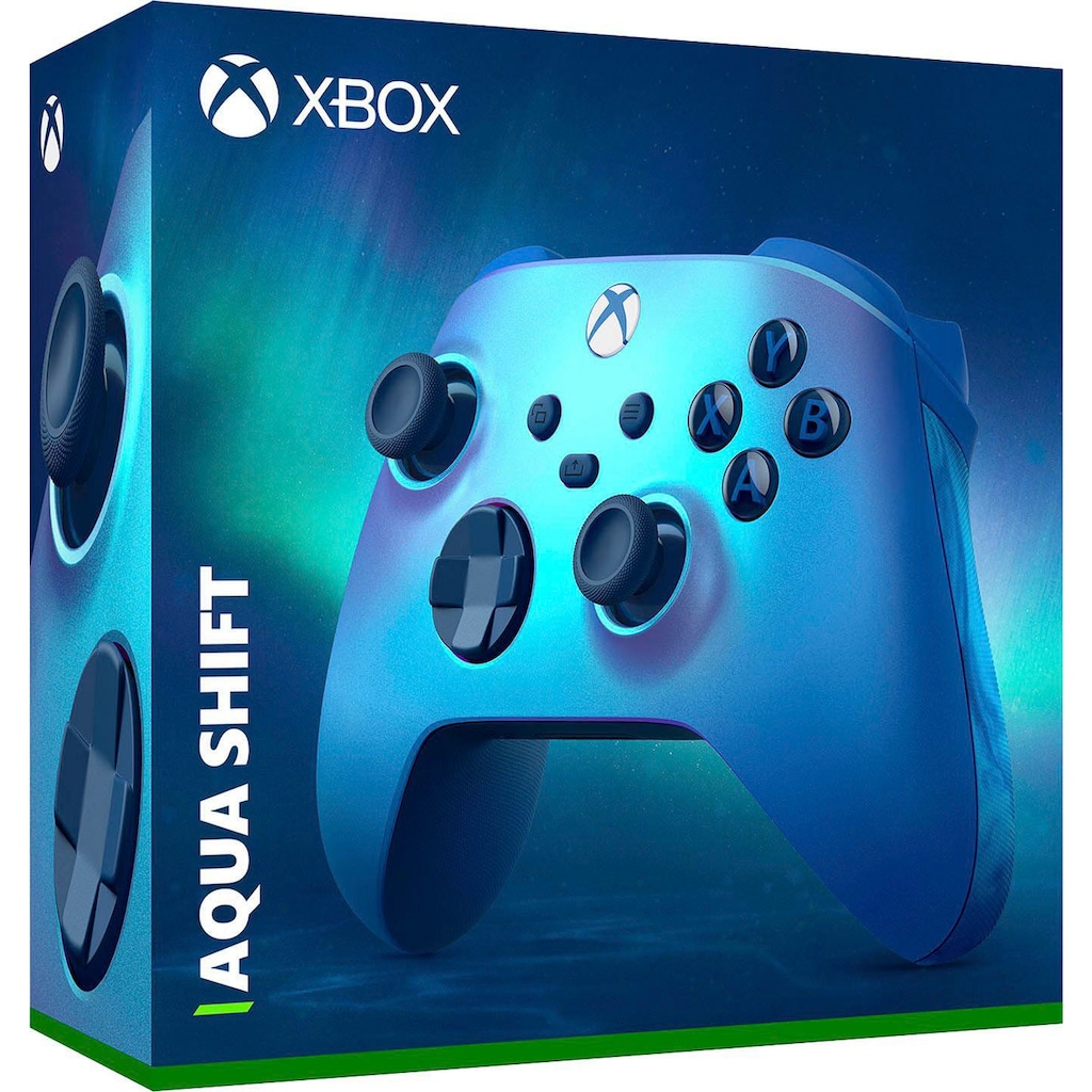 Xbox Spielekonsole »Series S«, inkl. 2. Controller - Aqua Shift