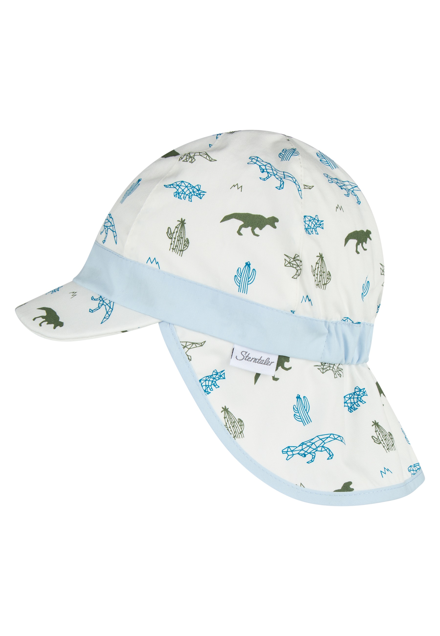 Sterntaler® Sonnenhut »Schirmmütze mit Nackenschutz Saurier«