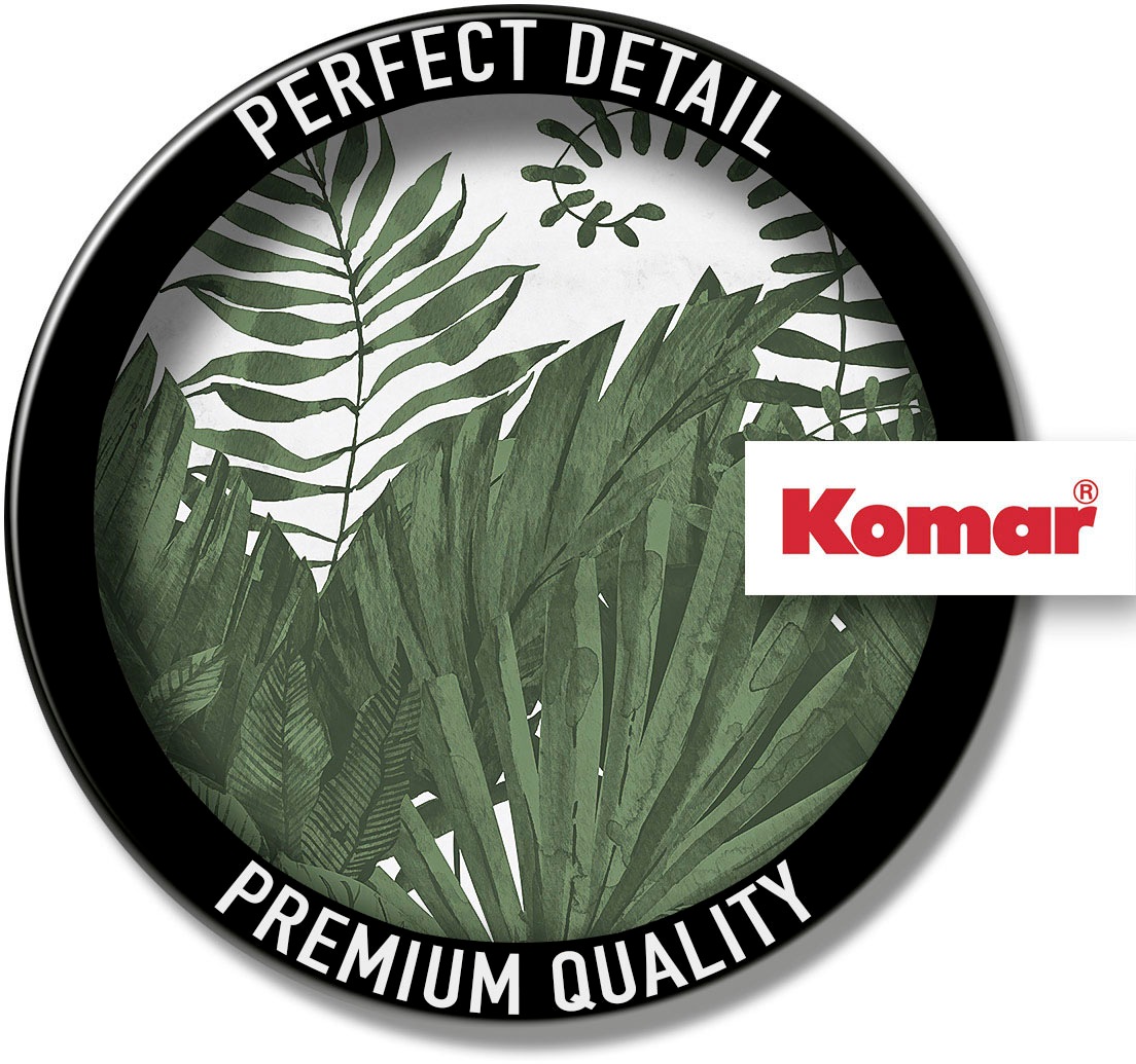 Komar Fototapete »Digitaldruck Vlies - Botanic Harmony - Größe 500 x 250 cm«, bedruckt, Wohnzimmer, Schlafzimmer
