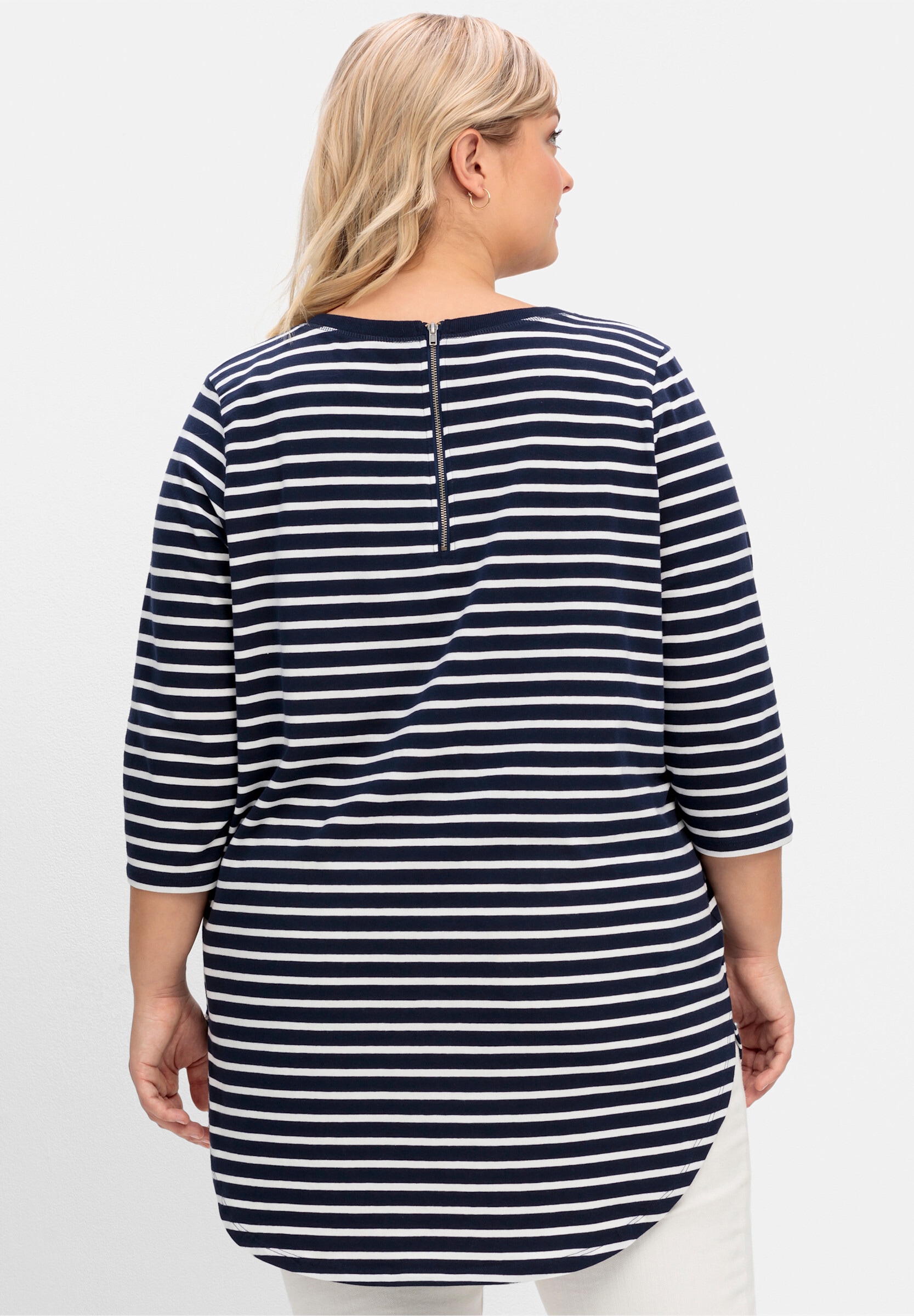 Sheego Longshirt »Longshirt Longshirt mit Streifen«