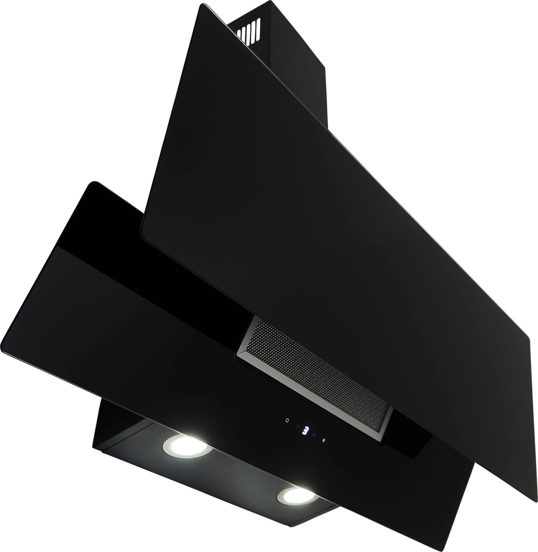 RESPEKTA Kopffreihaube »CH 66038-90«, 90 cm, 3 Leistungsstufen, LED-Beleuchtung, Ab- und Umluftfähig