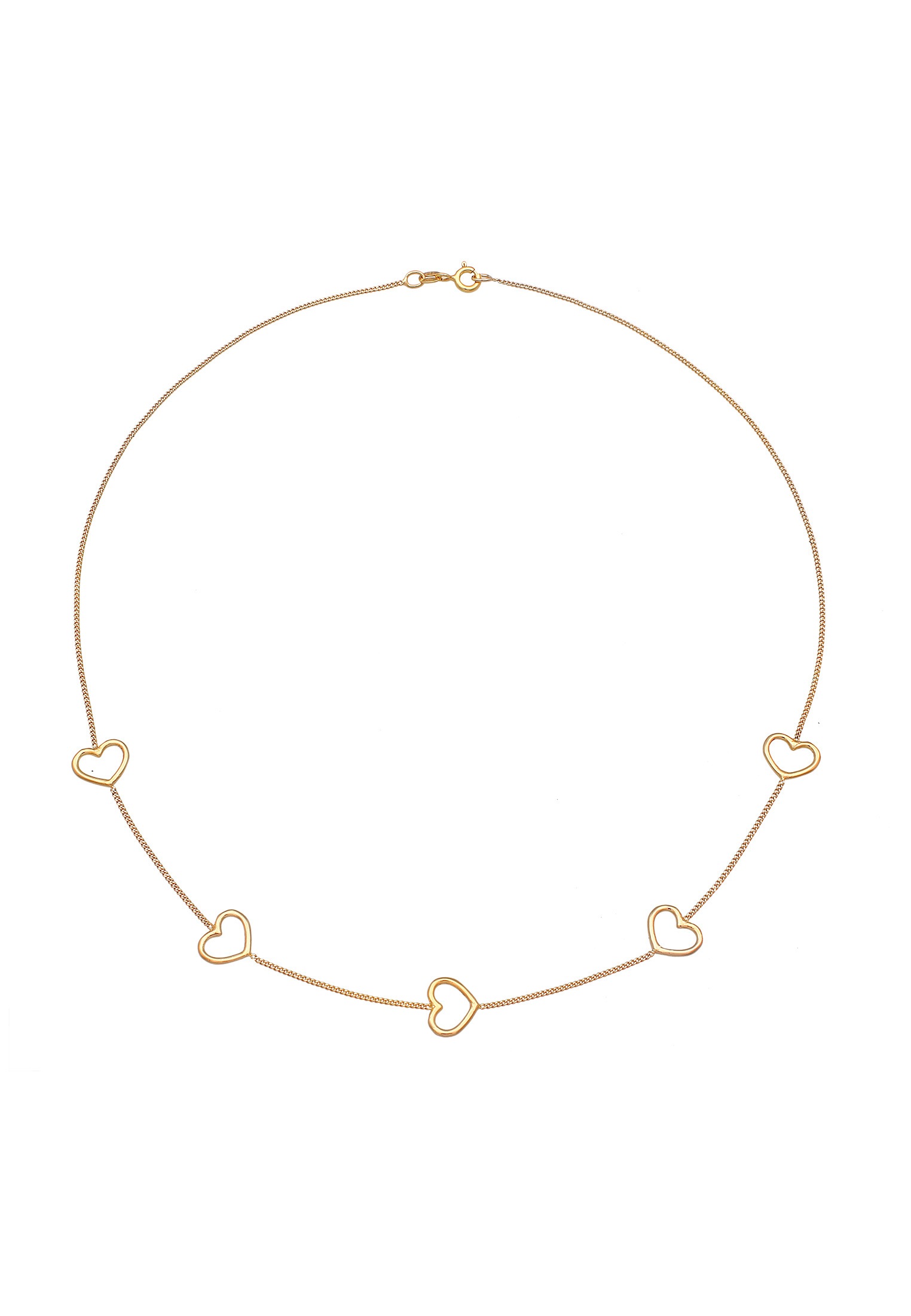 Elli Kette mit Anhänger »Halskette Herz Liebe Love 925 Silber«