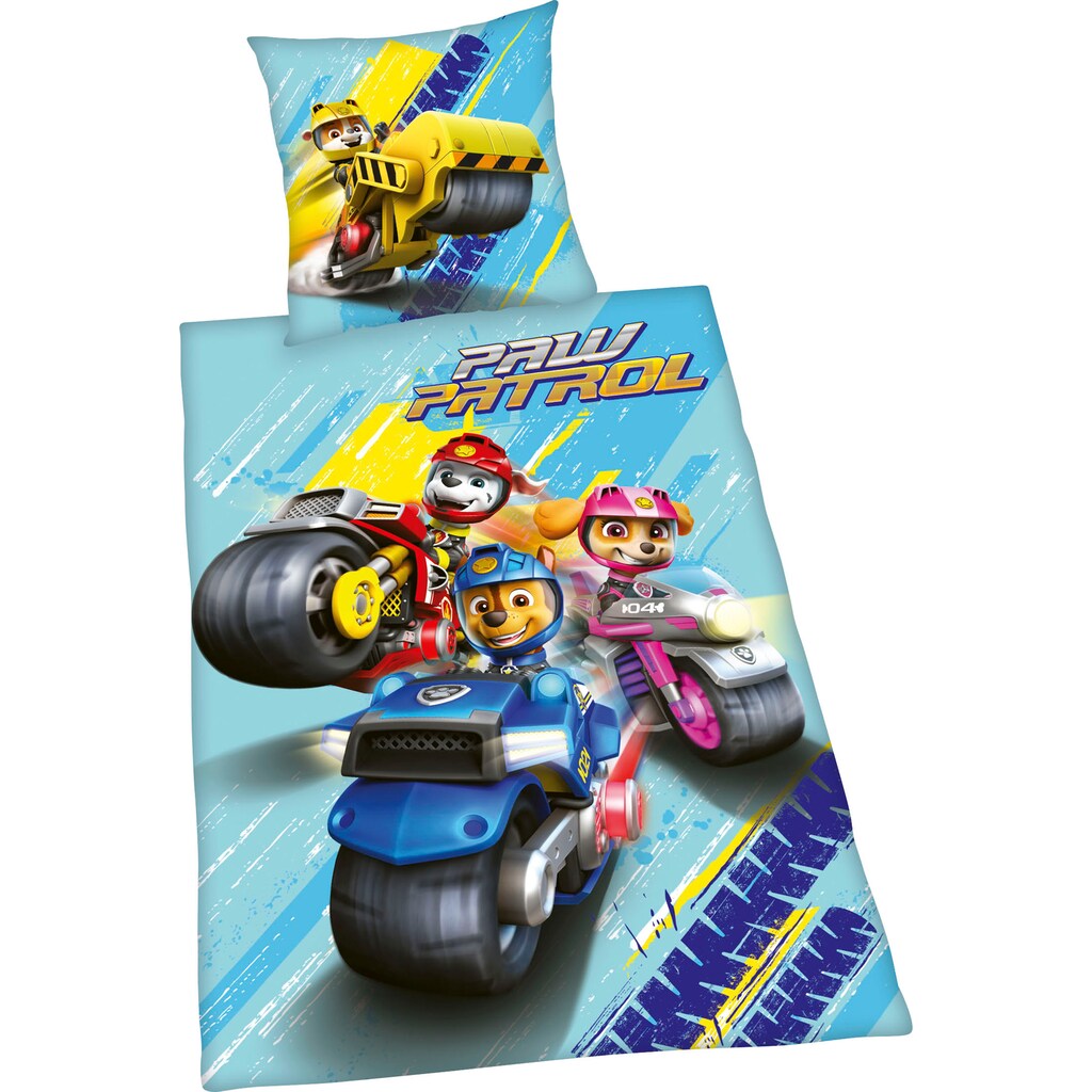 PAW PATROL Kinderbettwäsche »Paw Patrol«, (2 tlg.)