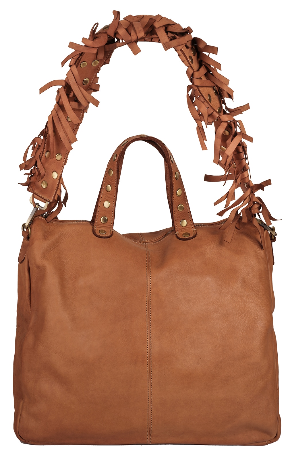 Samantha Look Umhängetasche echt Leder, Made in Italy