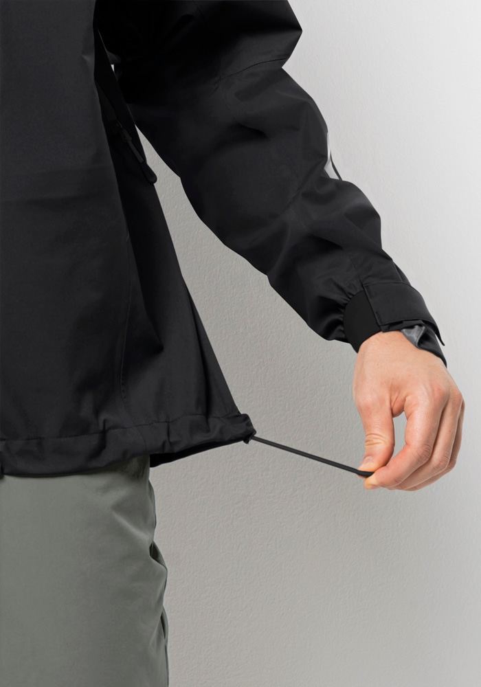 Jack Wolfskin Fahrradjacke »MOROBBIA 3L JKT M«, mit Kapuze