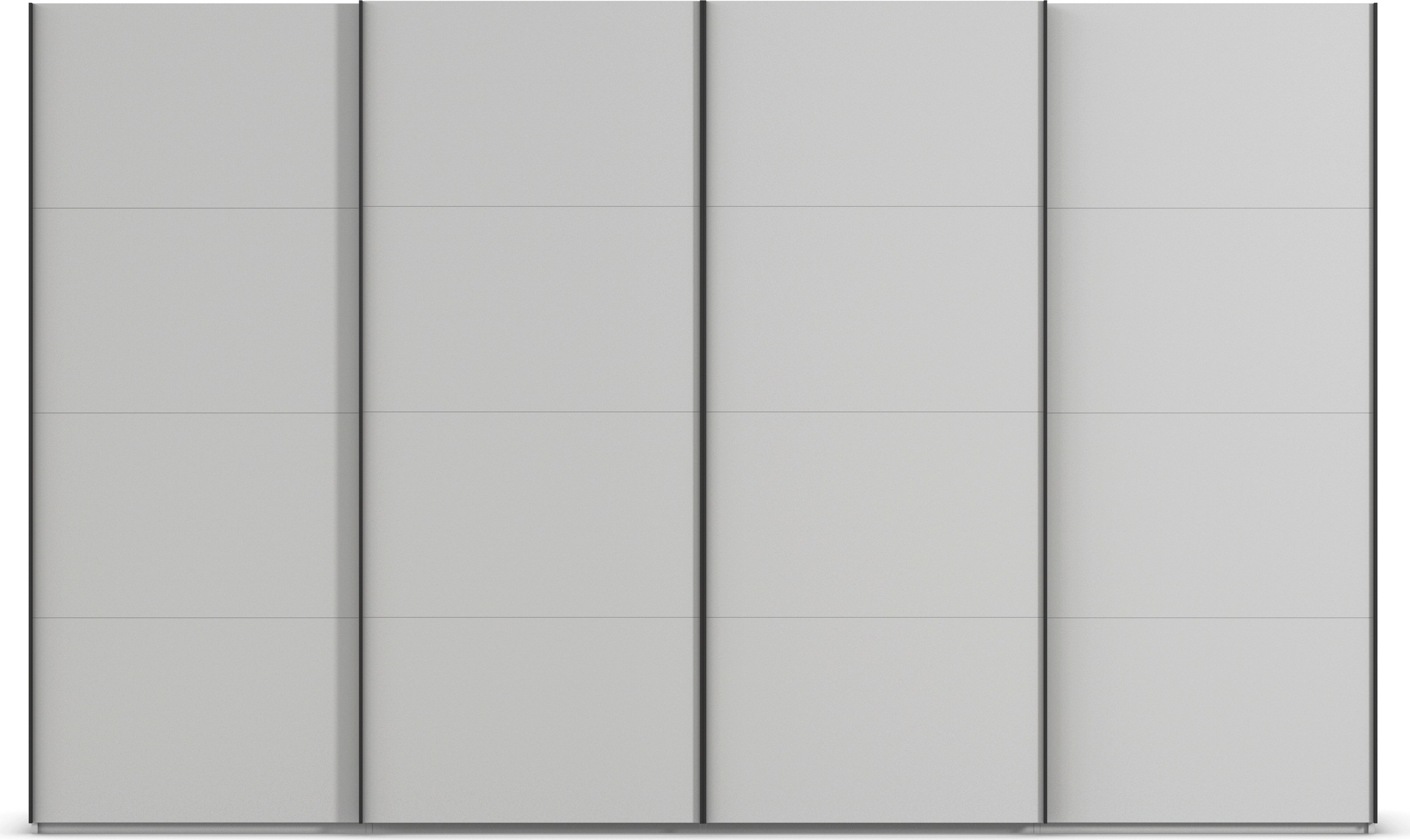 rauch Schwebetürenschrank »Kleiderschrank Schrank Garderobe Schlafzimmerschrank SCALE-FYRA«, edle viergeteilte Türen viele Farben und Griff-Farben MADE IN GERMANY