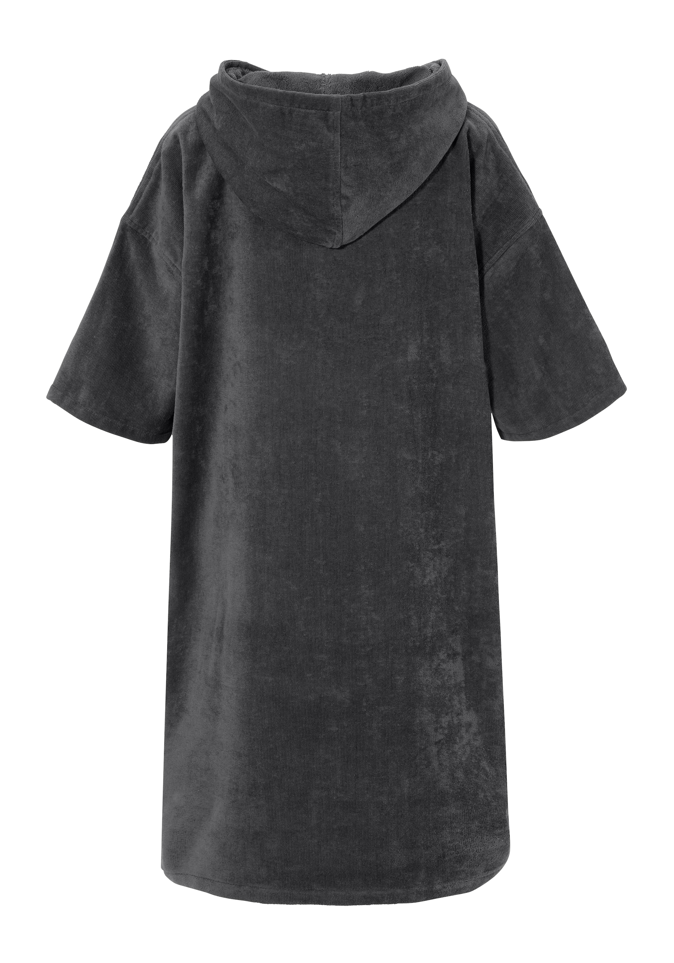 KangaROOS Badeponcho »Summer, ideal für Sauna, Spa & im Urlaub, Damen & Herren«, (1 St.), Surfponcho, mit Bauchtasche, 100% Baumwolle, Frottee
