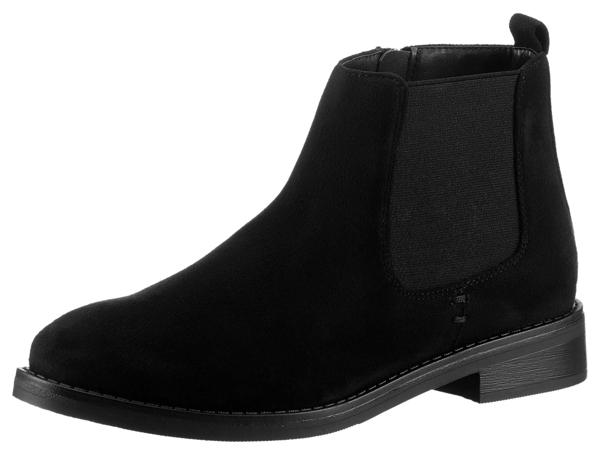 Chelseaboots, Stiefelette, Blockabsatz, mit breitem Stretch - NEUE KOLLEKTION