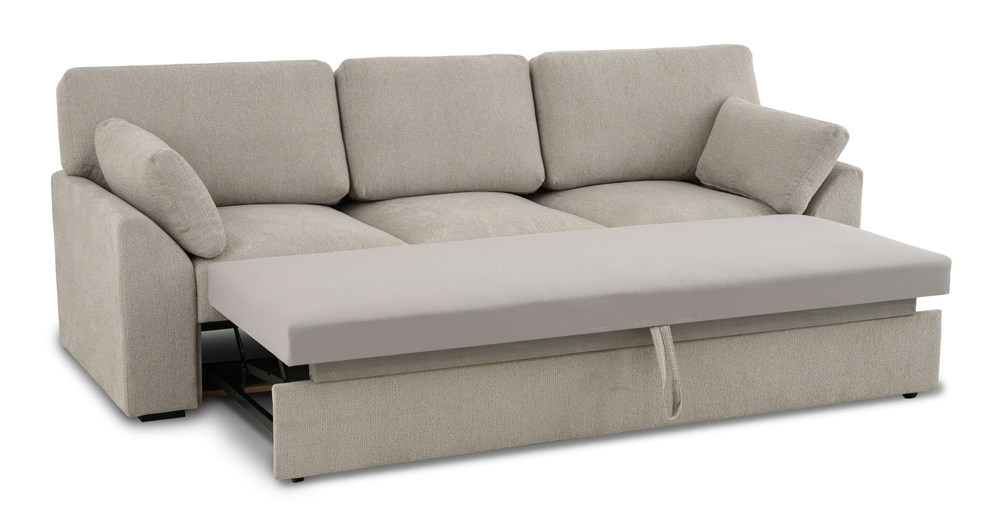 Home affaire 3-Sitzer »Citry«, Breite 233 cm, Chenille, mit Bettfunktion, Liegefläche 144x190 cm