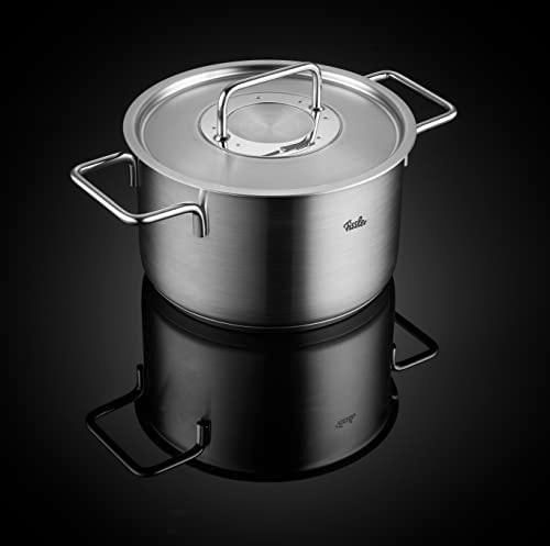 Fissler Topf-Set »Fissler Pure Collection« Set, Kochtopf 16/20/24 + Bratentopf 20cm + Stielkasserolle 16cm oD, 5 Stk. tlg. Edelstahl 18/10